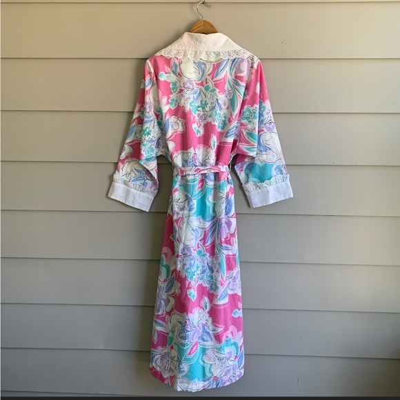 Vintage Floral Robe - Size M - Picture 2 of 4